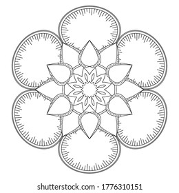 Download Mandala Adult Coloring Pages Hd Stock Images Shutterstock