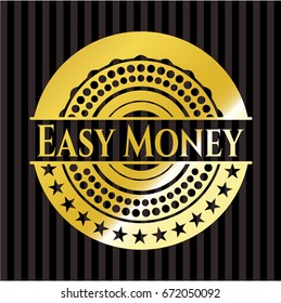 Easy Money gold emblem or badge