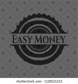 Easy Money retro style black emblem