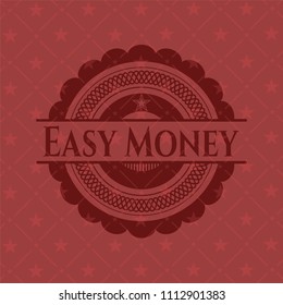 Easy Money vintage red emblem