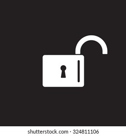 Easy open lock icon.