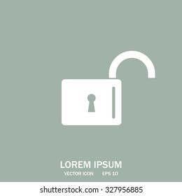 Easy open lock icon.