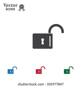 Easy open lock icon.