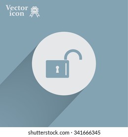 Easy open lock icon.