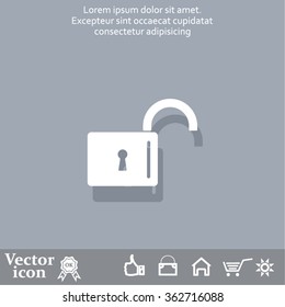Easy open lock icon.