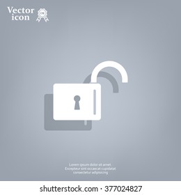 Easy open lock icon.