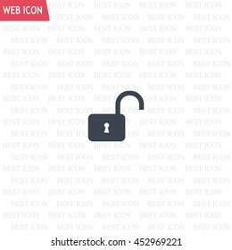 Easy open lock icon