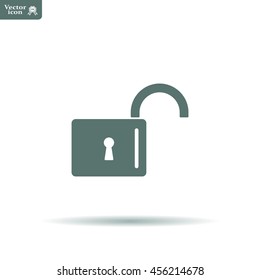 Easy open lock icon.