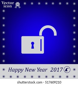 Easy open lock icon.