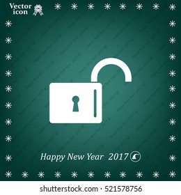 Easy open lock icon.