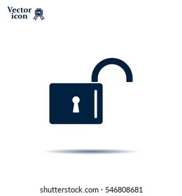 Easy open lock icon.