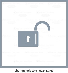 Easy open lock icon.