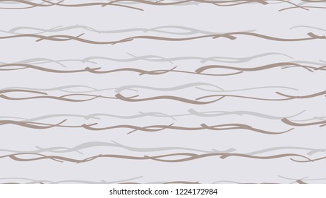 Easy pattern from smooth wavy color lines The idea of a beautiful design of packaging, tiles, textiles, wallpapers, covers, cards, corporate identity Light calligraphic waves