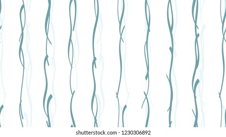 Easy pattern from smooth wavy color lines The element of creative design for packaging, tiles, textiles, wallpapers, covers, cards, corporate identity Light calligraphic waves