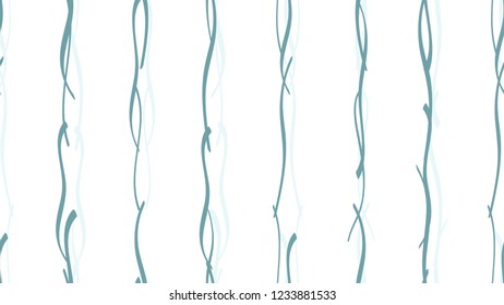 Easy pattern from smooth wavy color lines The element of beautiful design packaging, tiles, textiles, wallpapers, covers, cards, corporate identity Light calligraphic waves