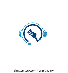 easy recording vector logo template
