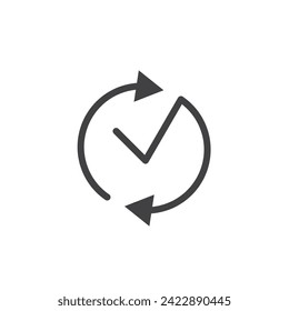 easy to refill icon vector element design template web