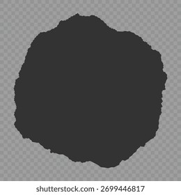 Fácil de reutilizar. Formas geométricas desenhadas à mão vetorial. Conjunto de papéis rasgados. Plano de fundo ou padrão de textura multiuso. Peças de folha rasgada pacote preto. Brancos com bordas texturizadas irregulares. Recortes de jornais.