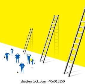 Easy or hard? / The road to success is always difficult.