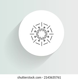 Easy management​ and scaling icon vector design
