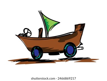 easy ship vector image design