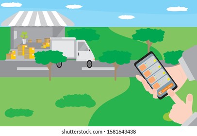 easy shopping online using only a smartpone