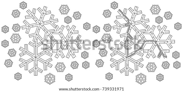 snowflake maze