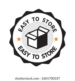 Easy to Store Icon Vector Illustration.
