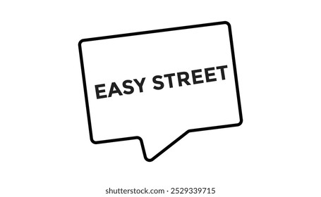 Easy street web banner templates. Vector Illustration 
