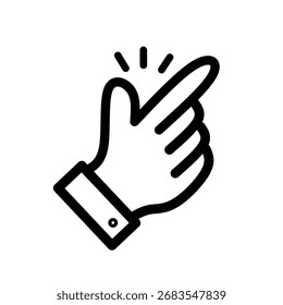Easy thin liner icon isolated. Vector 