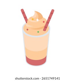 Fácil de usar ícone de estilo 3d de café quente espumante