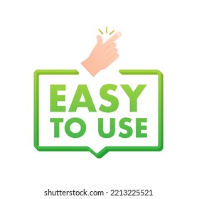 Easy to use Badge, icon, stamp, logo. Vector stock illustration.