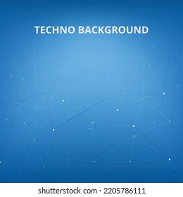 Easy Use Blue Technology Background