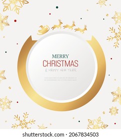 Un marco de Navidad fácil de usar.