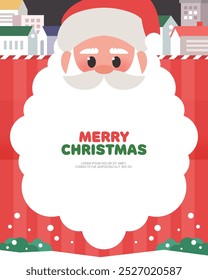 Ilustração de moldura de Natal fácil de usar
