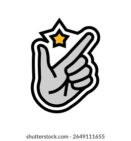 easy use color icon vector. easy use sign. isolated symbol illustration