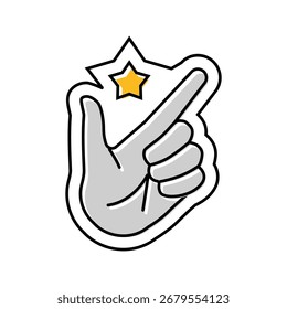 easy use color icon vector. easy use sign. isolated symbol illustration