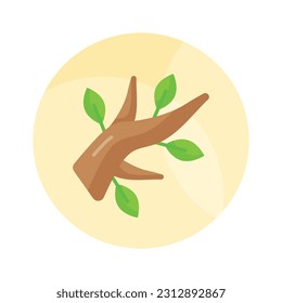 Easy to use and download vector of tree branch in trendy style, premium icon