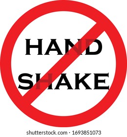easy to use and editable illustration vector icon of avoid hand shake for prevent the spreading of virus