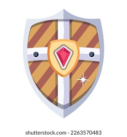 Easy to use flat icon of defense 
