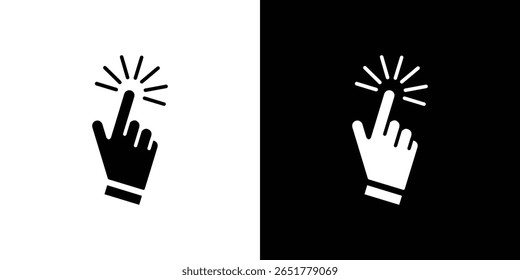 Ícone fácil de usar de um vetor de estilo plano