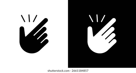 Icono fácil de usar de un Vector de estilo plano