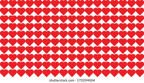 easy to use illustration vector background of heart shape