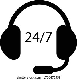 easy to use illustration vector icon of customer support 