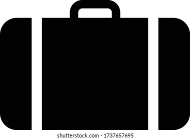 easy to use illustration vector icon of briefcase 