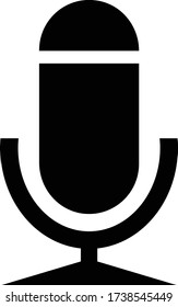 easy to use illustration vector icon of mike