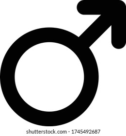 easy to use illustration vector symbol of male