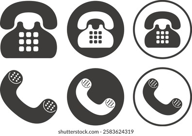 Easy to use phone icon set