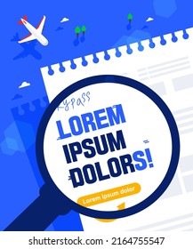 Easy to use summer event template 
