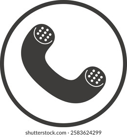 Easy to use telephone icon